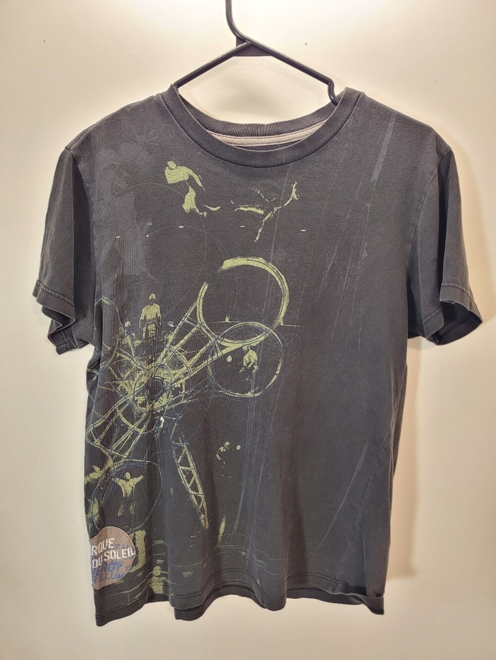 Cirque Du Soleil Vintage Y2k Black/charcoal Tshirt- Size S